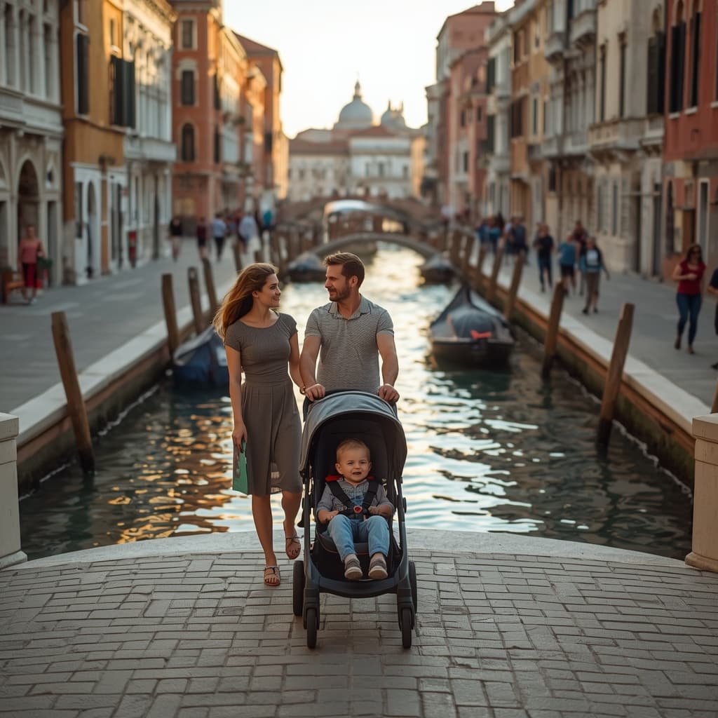 Venice with a stroller: 5 Step-Free Routes for Families