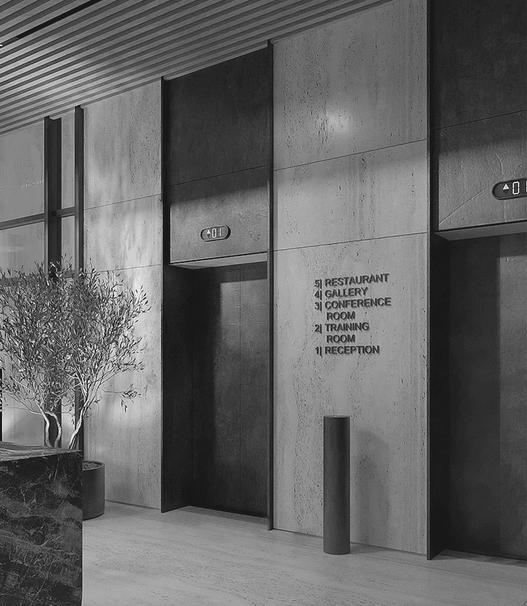 <h3><span style="color:#ffffff"><strong><span style="background-color:#000000">Access to Nearby Elevators</span></strong></span></h3>